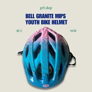 Bell Granite MIPS Youth Bike Helmet Gradient Pink/Blue Adjustable Fit Lightweigh